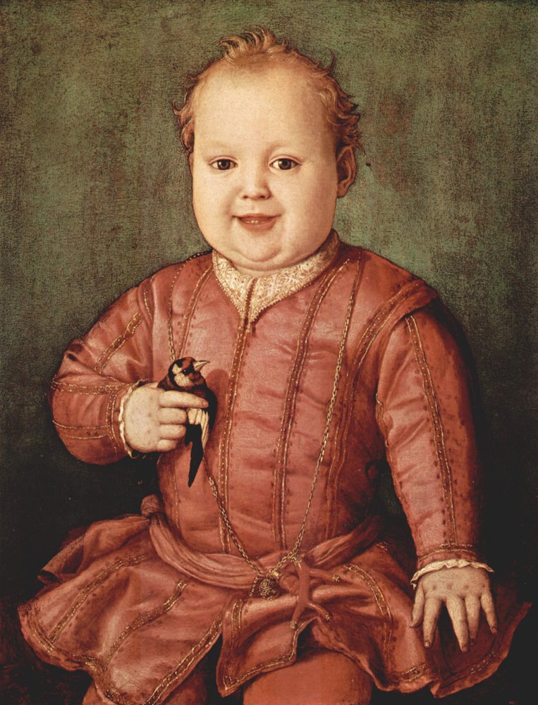 子供の肖像画 子供の頃のジョヴァンニ・デ・メディチの肖像
